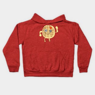 8 year old Jack: Waffle Man Kids Hoodie